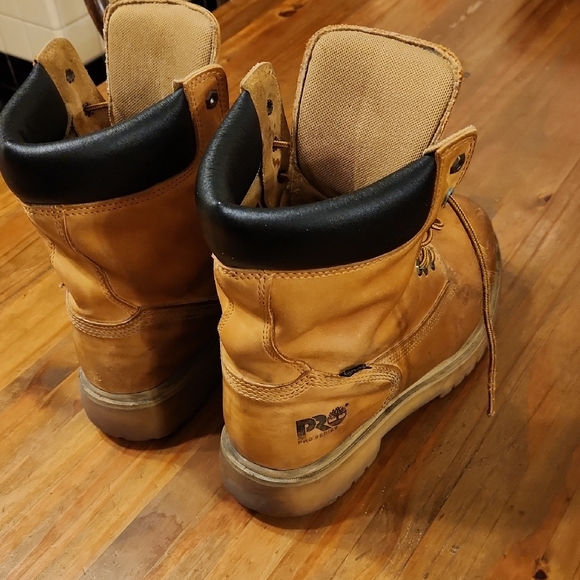Timberland PRO Men's Tan Leather Boots - Picture 9 of 11